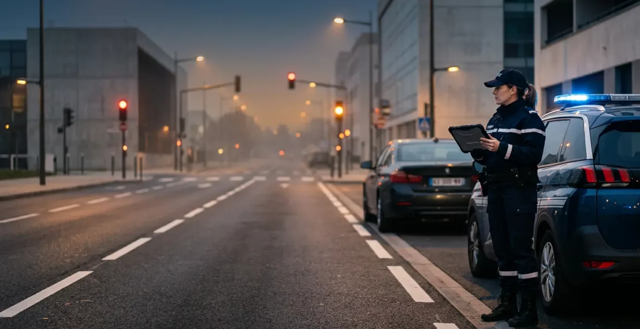 Contrôle routier avec consultation du fichier des véhicules assurés FVA par les forces de l'ordre