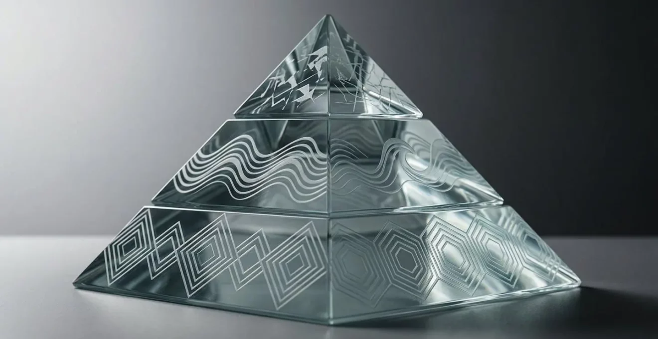 Représentation visuelle en pyramide des niveaux de distraction selon les usages audio au volant