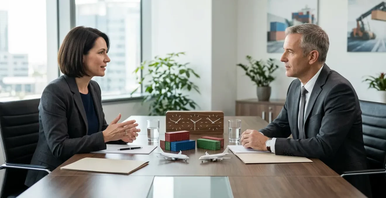 Négociation entre transporteur et expéditeur dans un environnement logistique moderne
