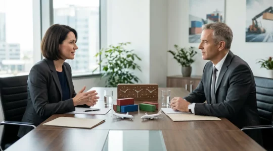 Négociation entre transporteur et expéditeur dans un environnement logistique moderne